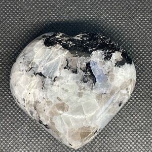 Rainbow Moonstone Heart